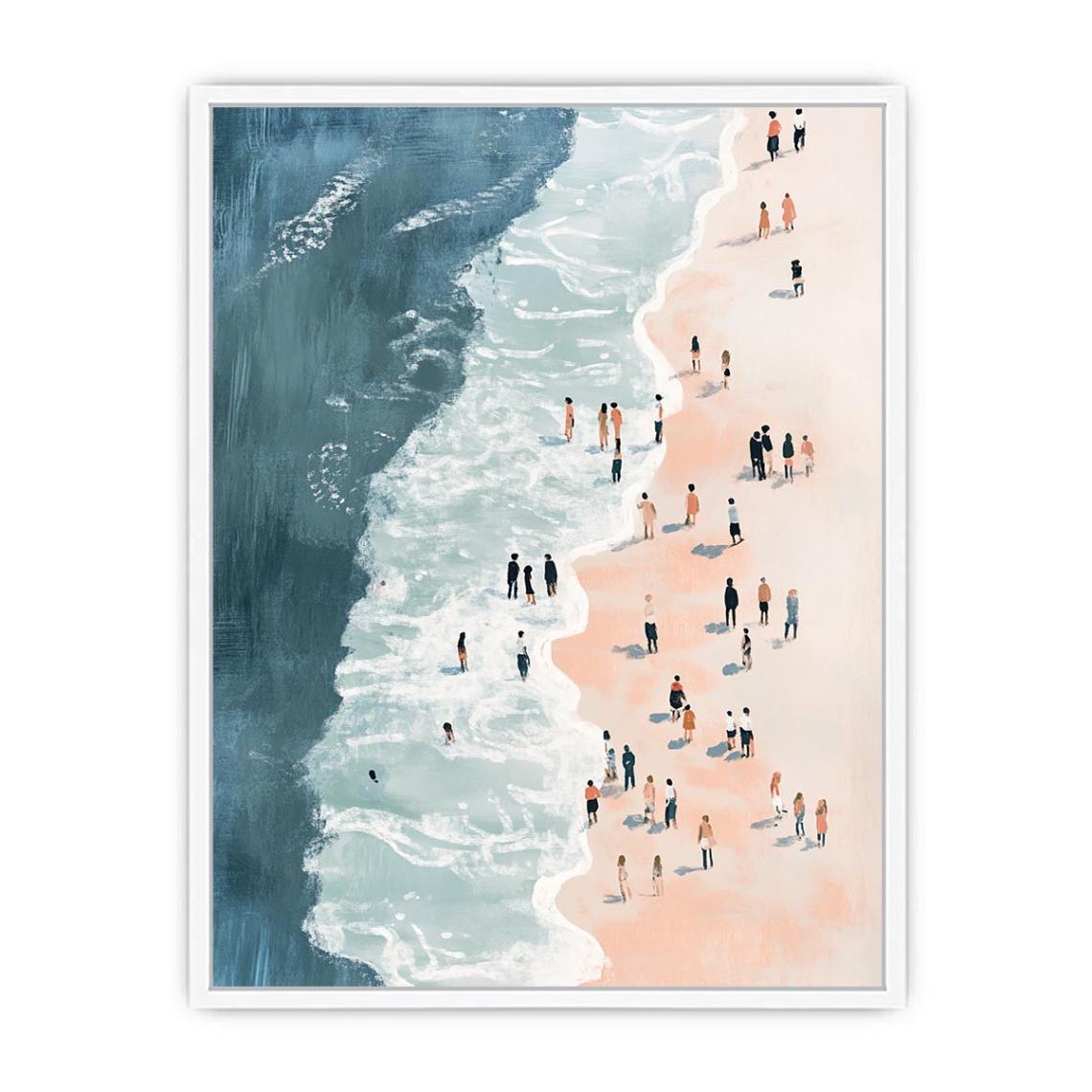 Beachgoer Framed Print