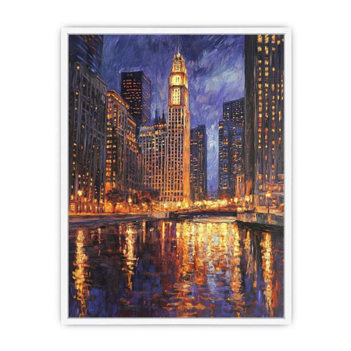 Night Light Framed Print