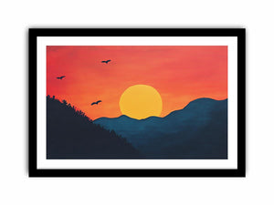 sundown   Art Print