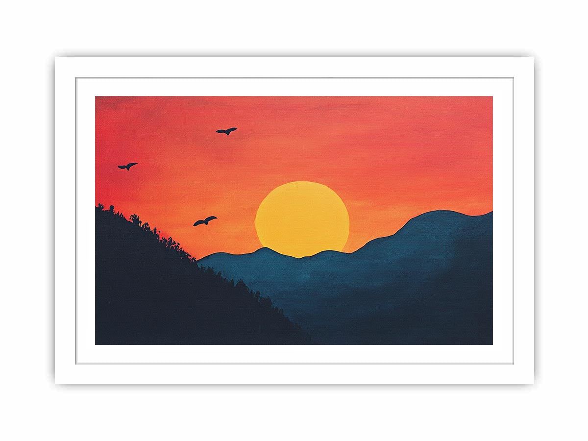 sundown  Streched canvas