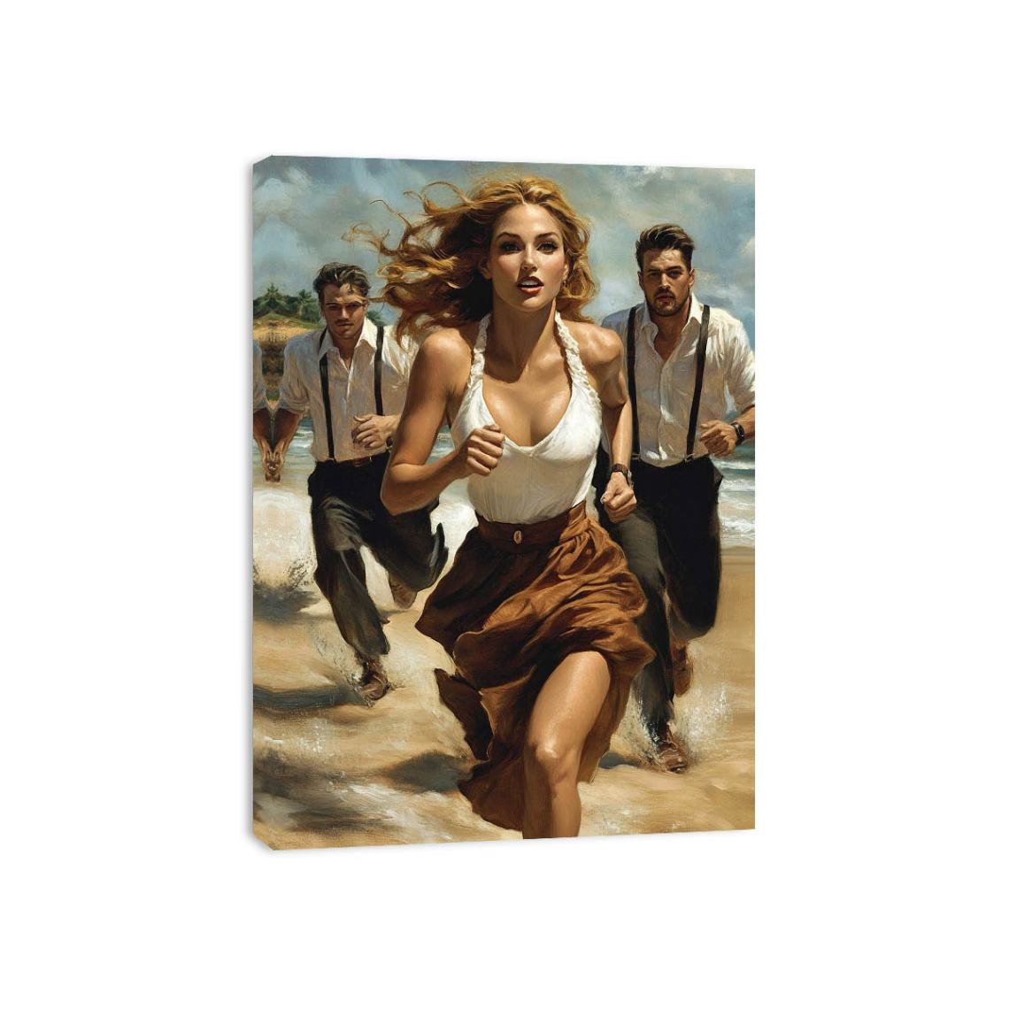 On the Run Canvas Print