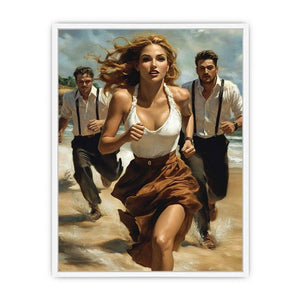 On the Run Framed Print