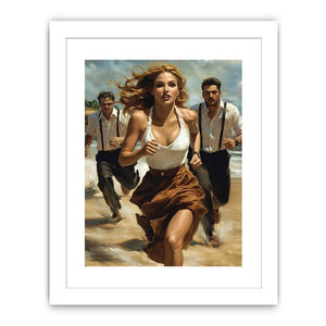On the Run Streched canvas
