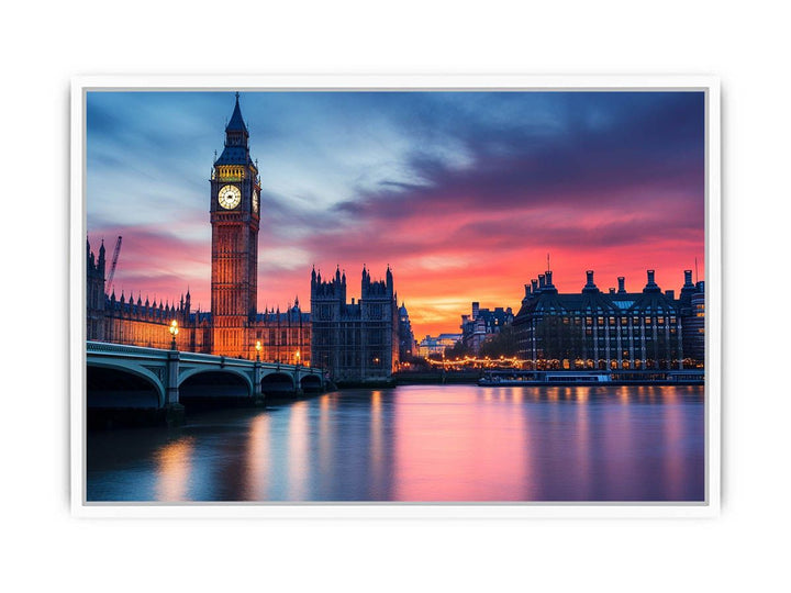 London Lights Framed Print