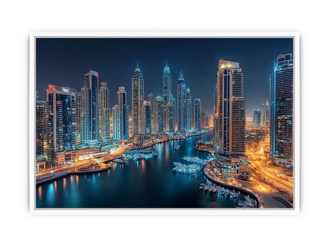Dubai Dreamscape Framed Print