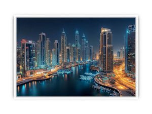 Dubai Dreamscape Framed Print