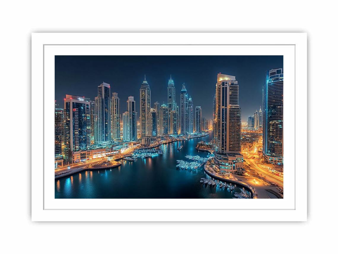 Dubai Dreamscape Streched canvas