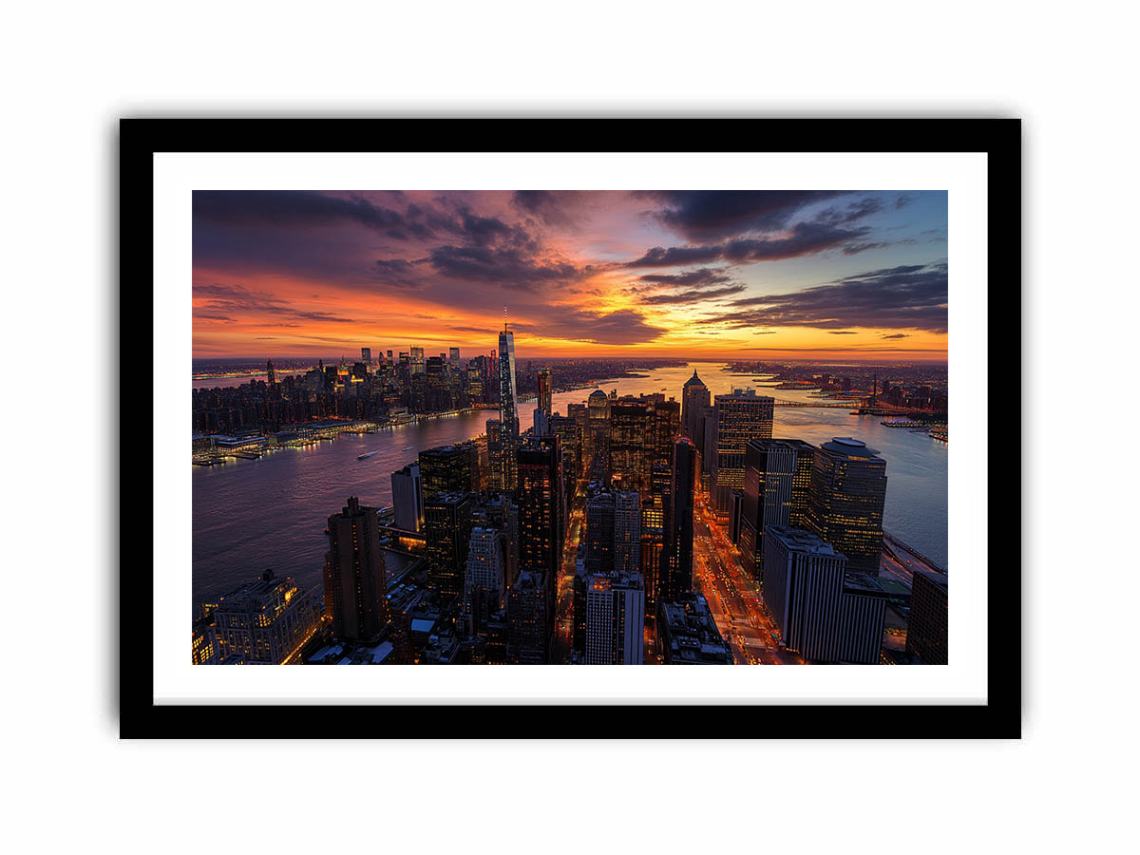 Lower Manhattan  Art Print