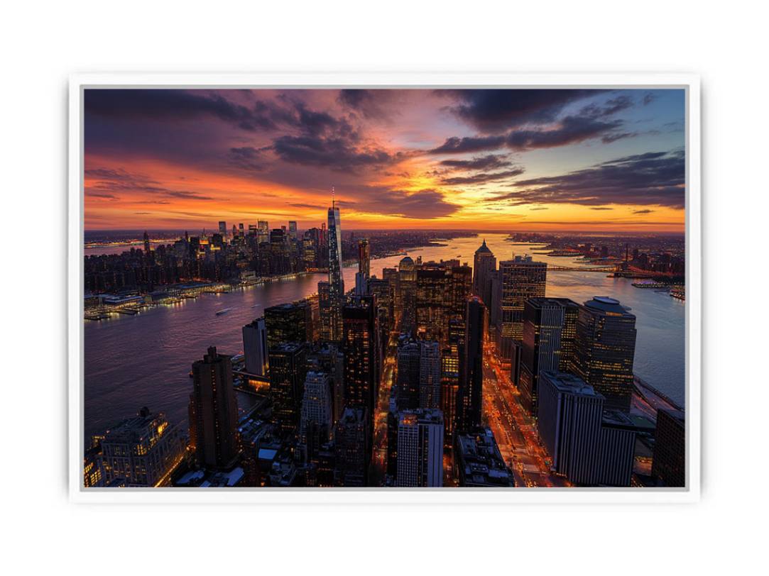 Lower Manhattan Framed Print