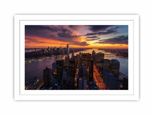 Lower Manhattan Streched canvas