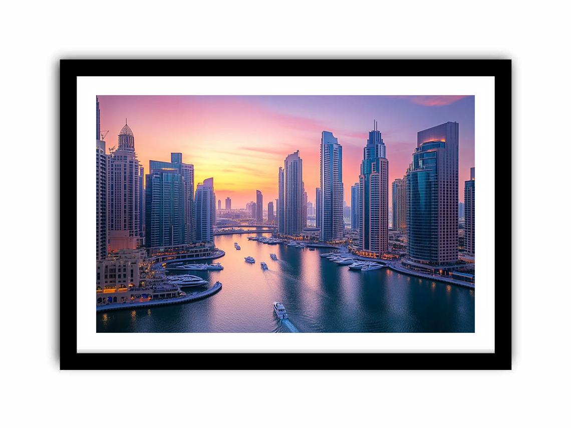 Dubai Mirage  Art Print