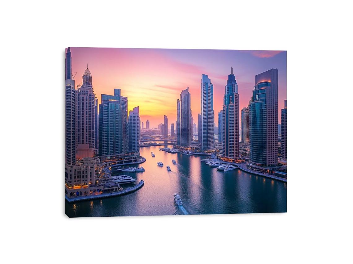 Dubai Mirage Canvas Print