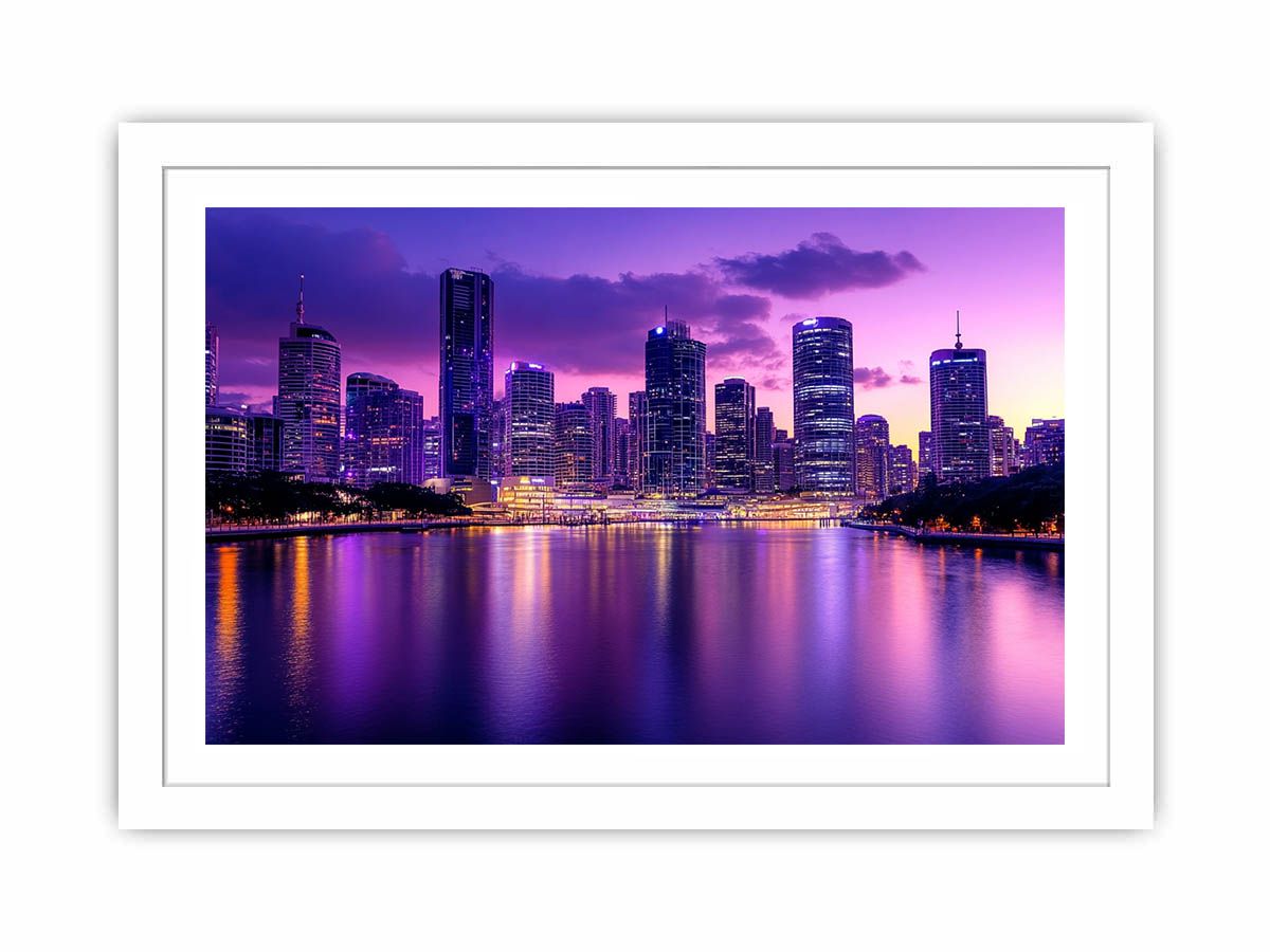Brisbane Serenade Streched canvas