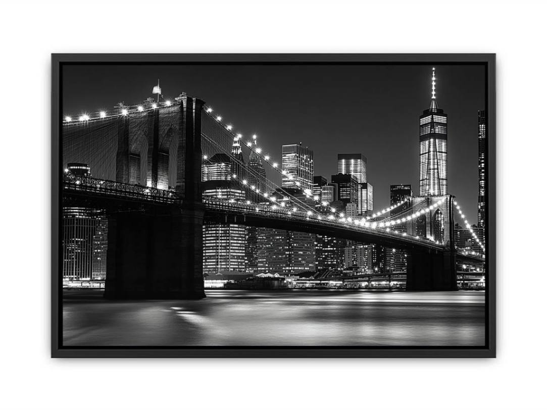 New York Black & white   Painting