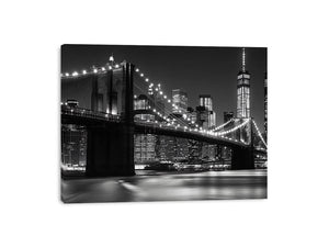 New York Black & white  Canvas Print