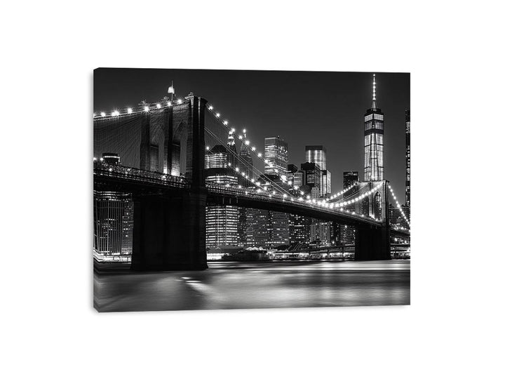 New York Black & white  Canvas Print