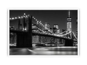 New York Black & white  Framed Print