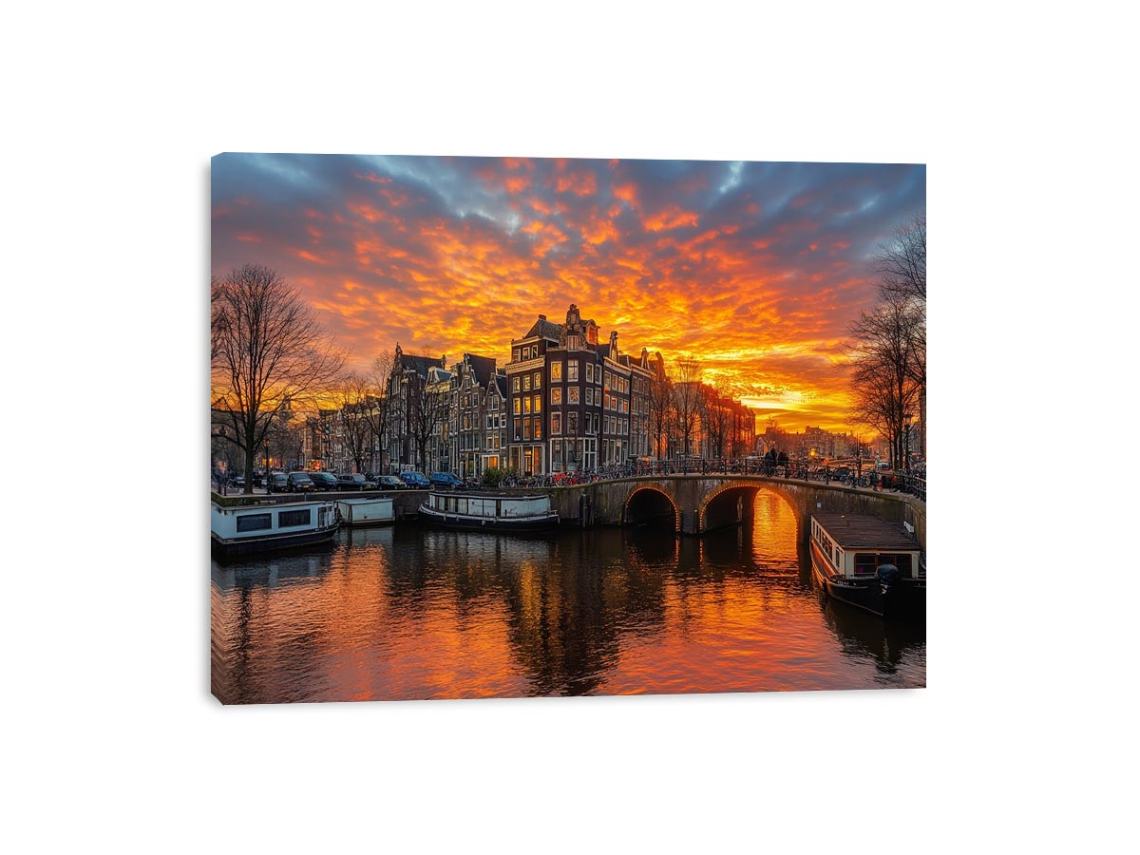 Amsterdam Sunrise Canvas Print