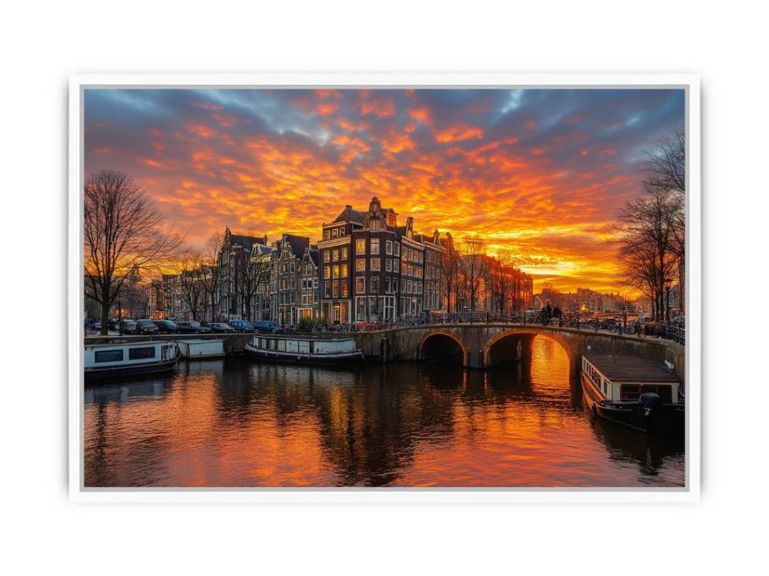 Amsterdam Sunrise Framed Print