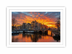 Amsterdam Sunrise Streched canvas