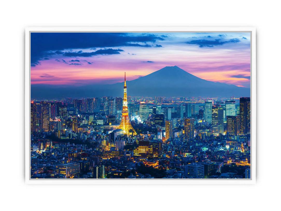 Tokyo Skyline Framed Print
