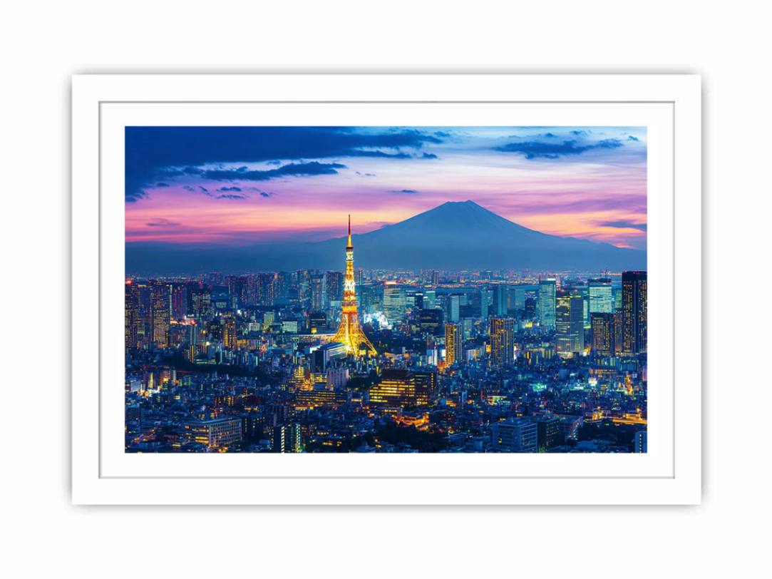 Tokyo Skyline Streched canvas