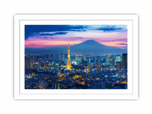 Tokyo Skyline Streched canvas