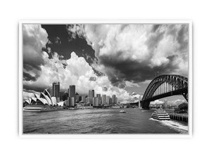 Sydney Skyline Framed Print