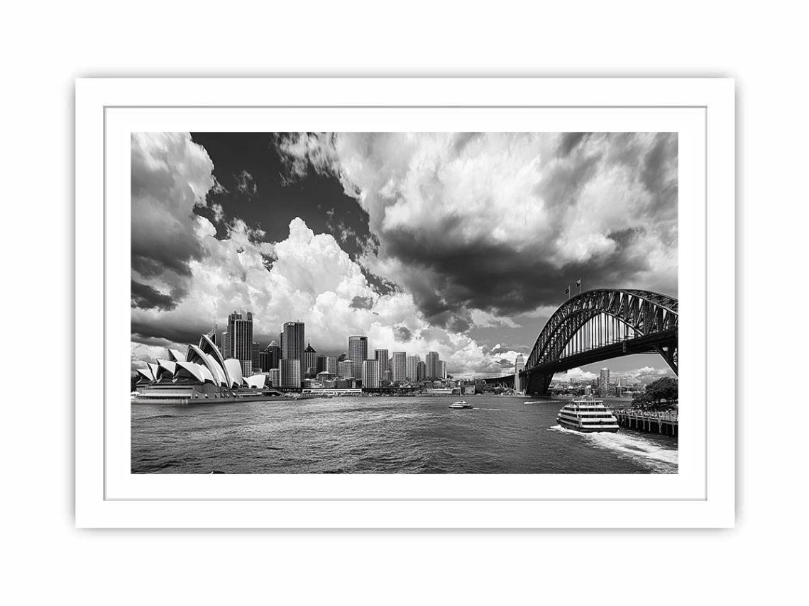 Sydney Skyline Streched canvas