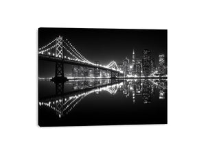 San Francisco Monochrome  Canvas Print