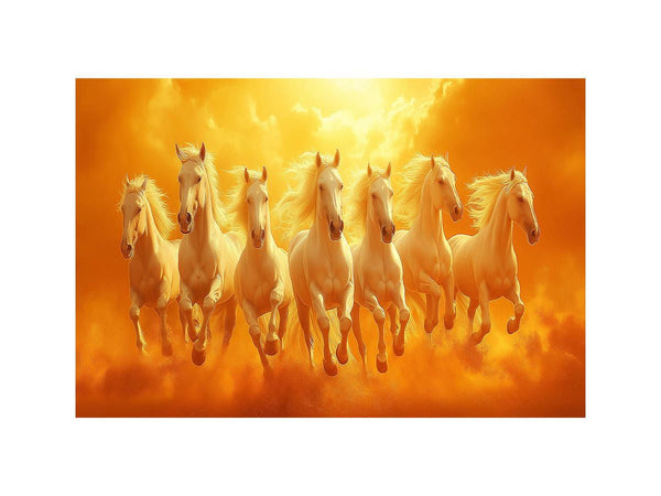 seven Horses Painting