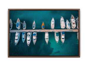 Sailing Silhouettes  Poster