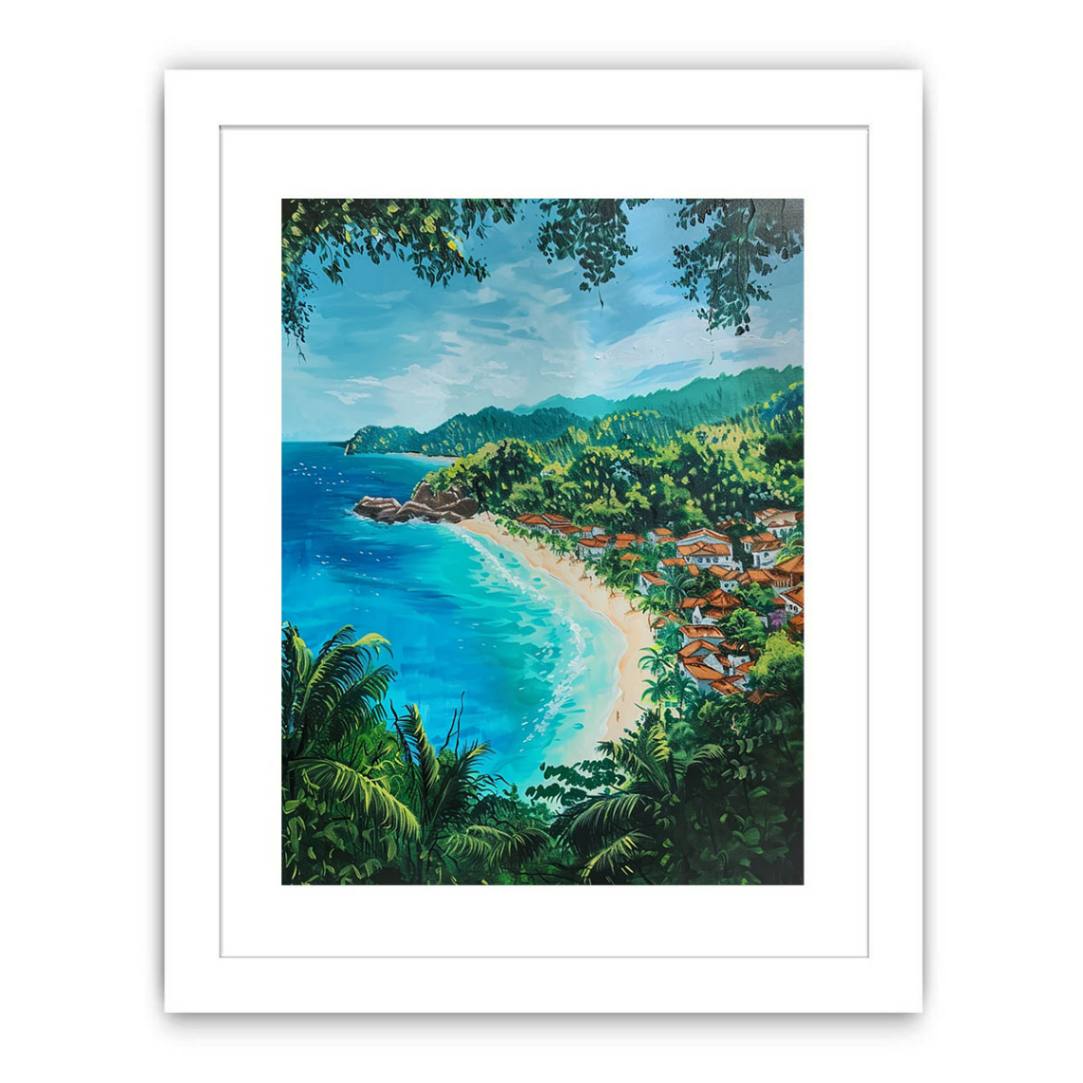 Evergreen Tranquility Streched canvas