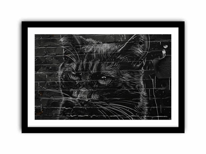 Graffiti Cat  Art Print