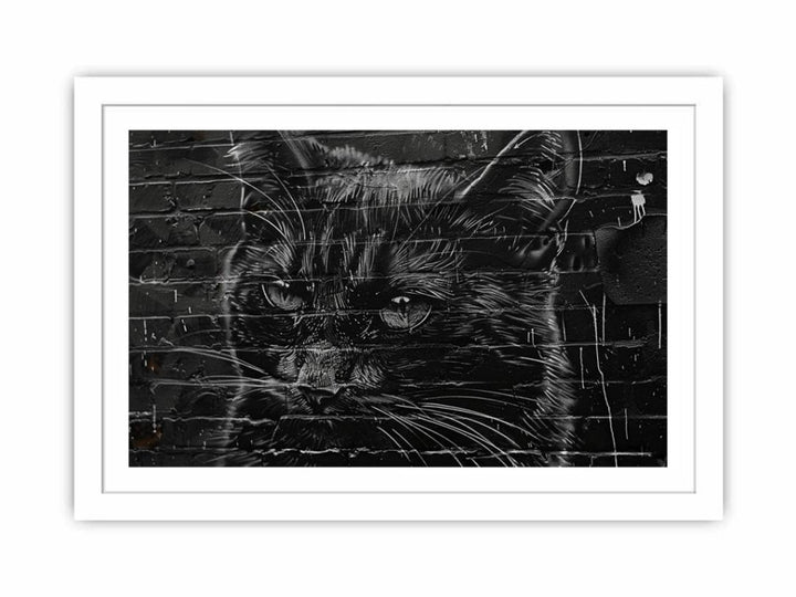 Graffiti Cat Streched canvas