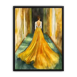 Girl In Gold  Painting