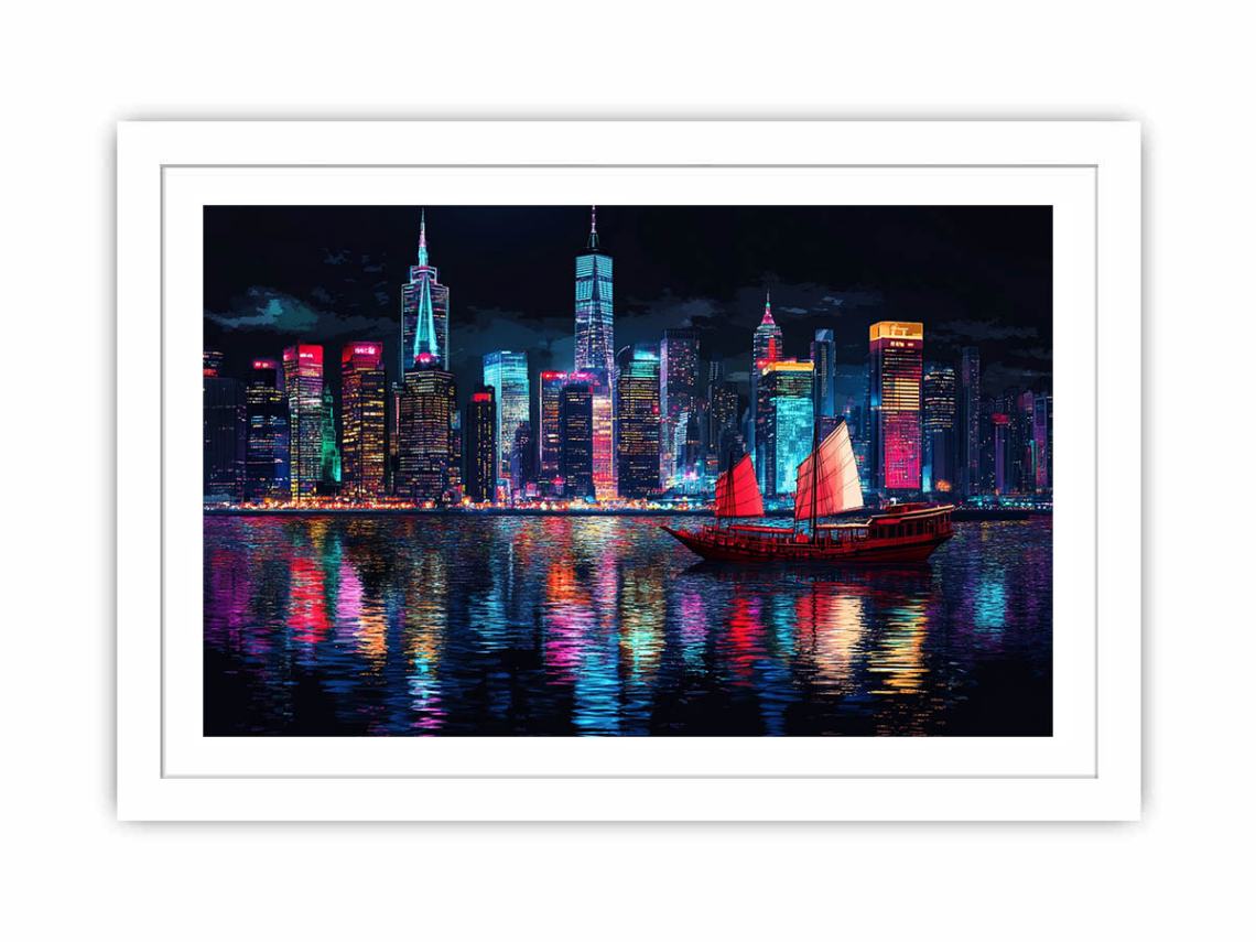 Iconic Skyline  Streched canvas