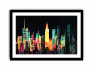 Moonlit Towers  Art Print
