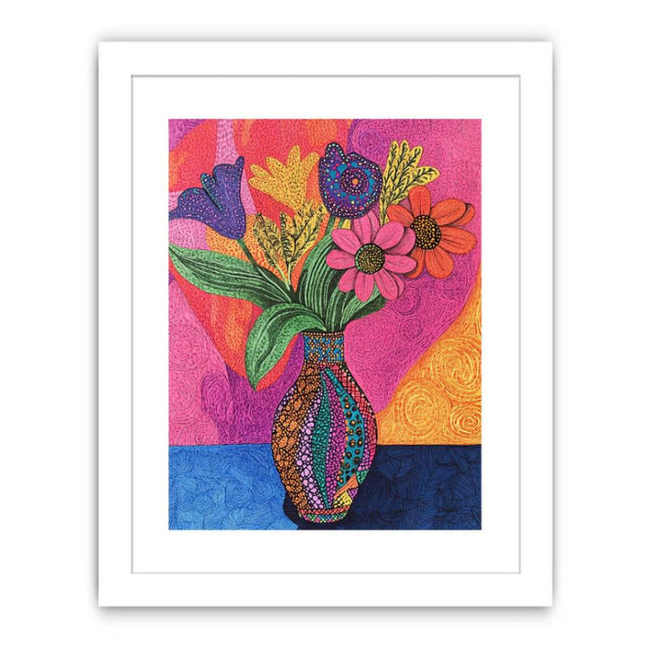 Floral Elegance Streched canvas