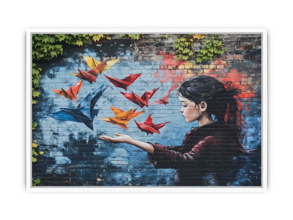 Walls That Speak Framed Print