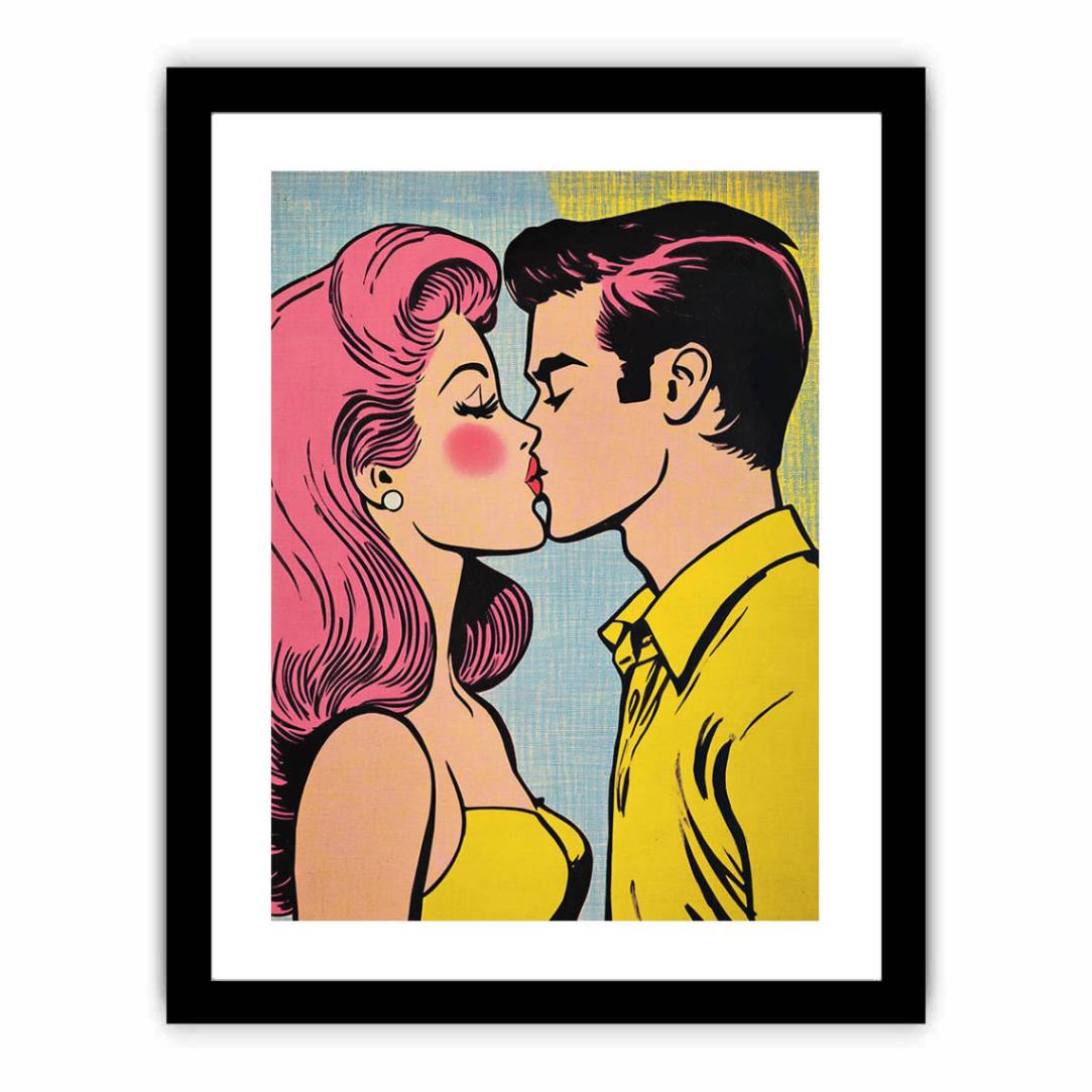 Electric Smooch  Art Print