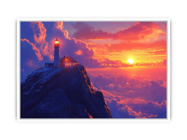 Radiant Shores Framed Print