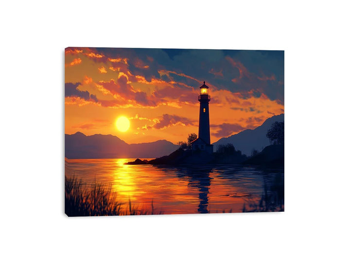 Harbor Glow Canvas Print