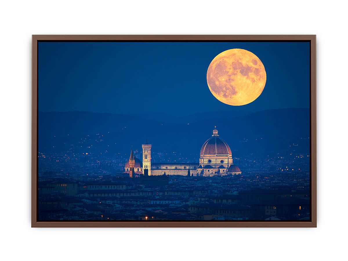Moon Over Florance   Poster