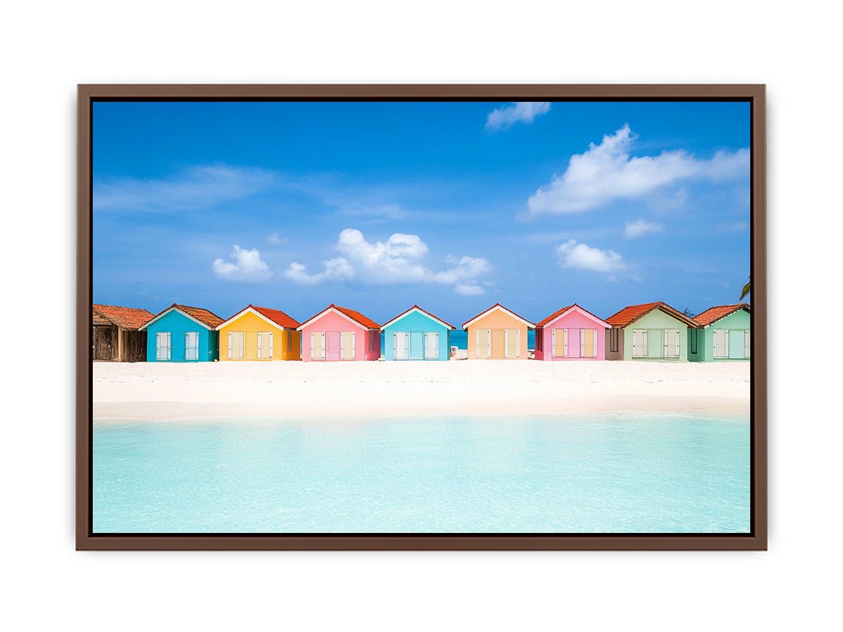 Beach Huts  Poster