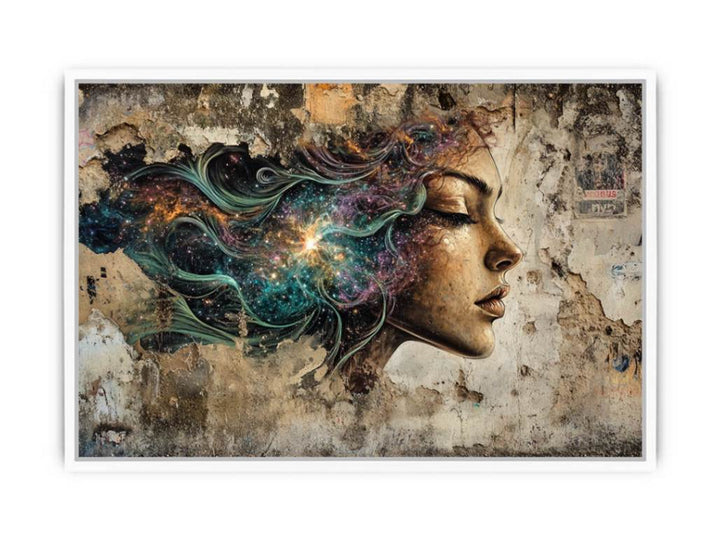 Street Canvas Framed Print