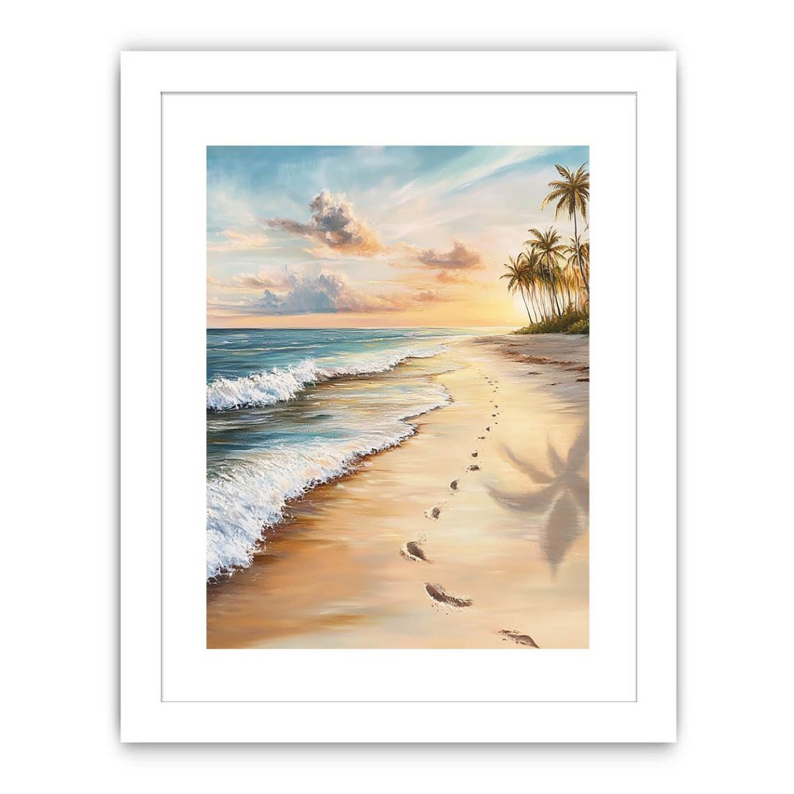 Sand Steps Streched canvas