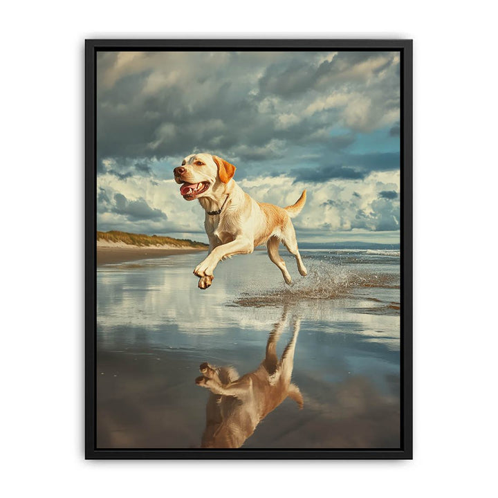 Sandy Paws At Dusk  Painting