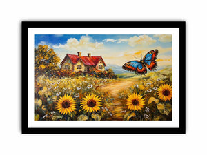 Ethereal Garden Fligh  Art Print