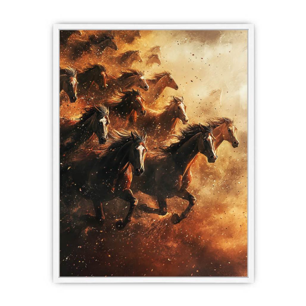 Golden Hoof Framed Print